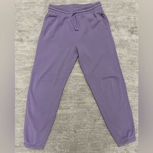 TNA Cozy Fleece Boyfriend Lavender Joggers